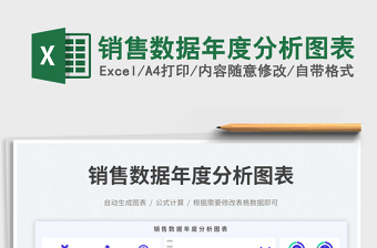 銷(xiāo)售數(shù)據(jù)年度分析圖表