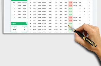 生產車間管理表