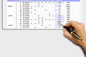 工作計(jì)劃進(jìn)度表