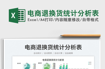 電商退換貨統(tǒng)計(jì)分析表