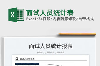 面試人員統計表