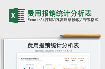 費(fèi)用報(bào)銷統(tǒng)計(jì)分析表