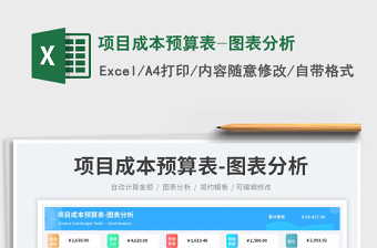 项目成本预算表-图表分析