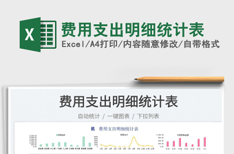 費(fèi)用支出明細(xì)統(tǒng)計(jì)表