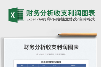 財(cái)務(wù)分析收支利潤圖表