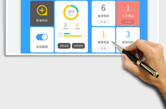 待辦事項(xiàng)提醒計(jì)劃跟蹤列表