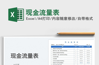 現(xiàn)金流量表