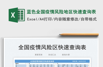 藍色全國疫情風(fēng)險地區(qū)快速查詢表
