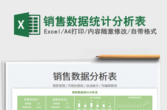 銷售數(shù)據(jù)統(tǒng)計分析表