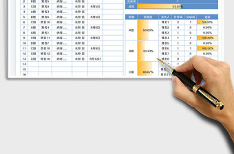 團隊工作進度表