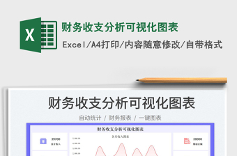 財務收支分析可視化圖表