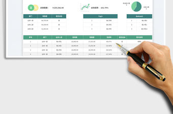 簡約風(fēng)普通企業(yè)部門銷售周報表