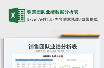 銷售團(tuán)隊(duì)業(yè)績數(shù)據(jù)分析表