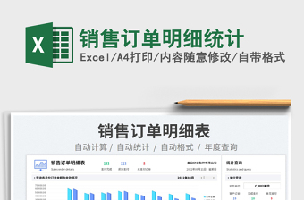 銷售訂單明細(xì)統(tǒng)計(jì)