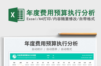 年度費(fèi)用預(yù)算執(zhí)行分析