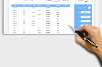 收入支出明細(xì)表