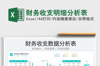 財(cái)務(wù)收支明細(xì)分析表