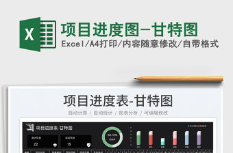 項目進度圖-甘特圖