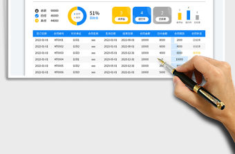 客戶合同登記跟蹤管理表（尾款、狀態跟蹤）