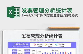 發(fā)票管理分析統(tǒng)計(jì)表