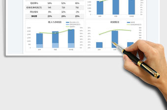 年度收入分析表