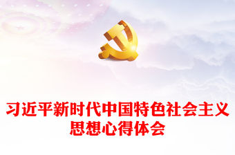 習(xí)近平新時(shí)代中國特色社會(huì)主義思想心得體會(huì)