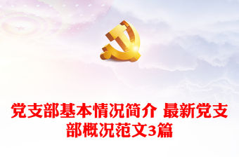 黨支部基本情況簡介 最新黨支部概況范文3篇