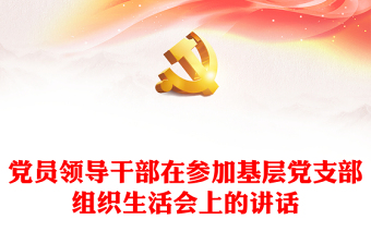 2021党史学习教育党支部组织生活会表态发言材料