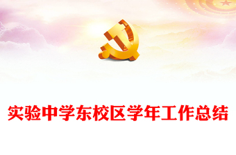 實驗中學東校區(qū)學年工作總結