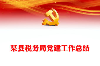 某縣稅務局黨建工作總結