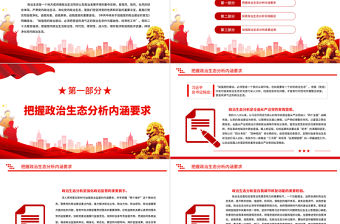 2022政治生態(tài)PPT精美黨建風(fēng)提高政治生態(tài)分析研判精準(zhǔn)度嚴(yán)肅黨內(nèi)政治生活凈化黨內(nèi)政治生態(tài)專題黨課課件