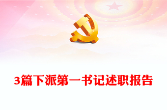 3篇下派第一書記述職報告