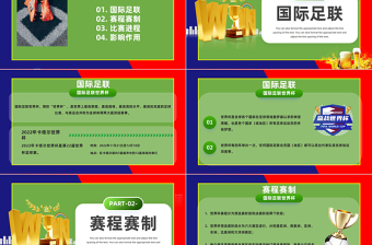 2022世界杯PPT綠色簡(jiǎn)約風(fēng)卡塔爾世界杯比賽介紹課件模板