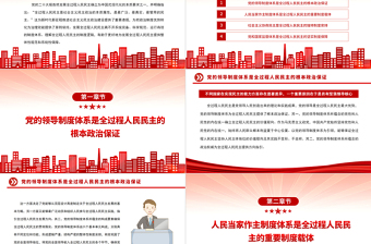 2022全過(guò)程人民民主的制度邏輯PPT紅色精美風(fēng)黨員干部學(xué)習(xí)教育專題黨課黨建課件