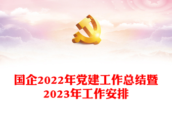 国企2023年党建工作总结