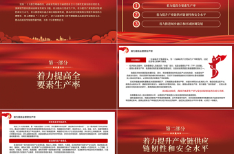 2022科學(xué)把握推動(dòng)高質(zhì)量發(fā)展的著力點(diǎn)PPT紅色精美風(fēng)黨員干部學(xué)習(xí)教育專題黨課黨建課件