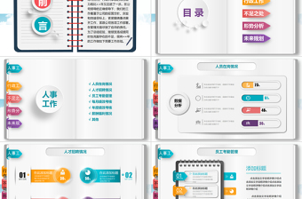 2023人事創(chuàng)意行政部年終總結(jié)PPT墨綠色清新簡約年終總結(jié)報告PPT模板下載
