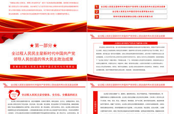 2022發(fā)展全過程人民民主確保中國(guó)式現(xiàn)代化行穩(wěn)致遠(yuǎn)PPT精美黨政風(fēng)學(xué)習(xí)宣傳貫徹黨的二十大精神專題黨課黨建課件