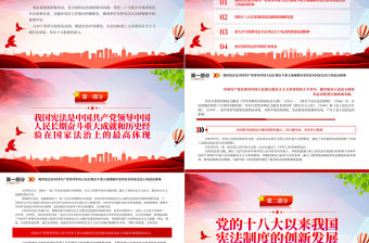 2022更好發揮憲法在治國理政中的重要作用PPT紅色黨政風深入學習宣傳貫徹黨的二十大精神專題黨課黨建課件