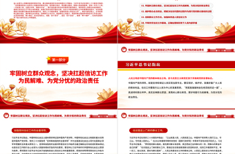 2023貫徹群眾路線 做好信訪工作PPT精美黨政風(fēng)學(xué)習(xí)宣傳貫徹黨的二十大精神專題黨課黨建課件