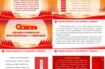 共青團中央2023年工作要點PPT簡約大氣風共青團專題黨建課件