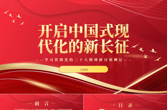 2023開啟中國式現代化的新長征PPT黨政風學習貫徹黨的二十大精神研討班側記專題黨課課件