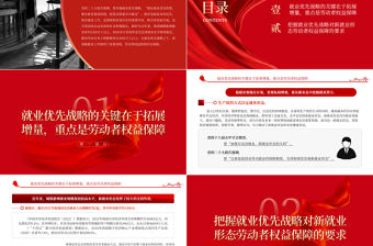 2023就業優先戰略下的新就業形態勞動者權益保障PPT大氣精美風深入學習宣傳貫徹黨的二十大精神專題黨課課件