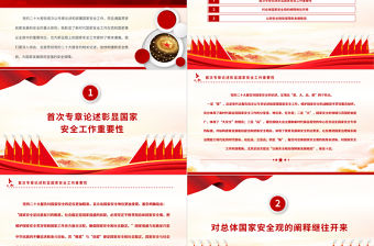 2023以新安全格局保障新發展格局PPT大氣精美風深入學習宣傳貫徹黨的二十大精神專題黨課課件