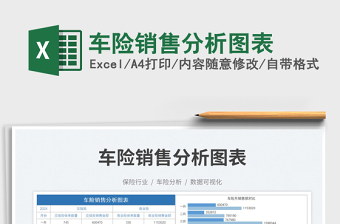 車險銷售分析圖表免費(fèi)下載