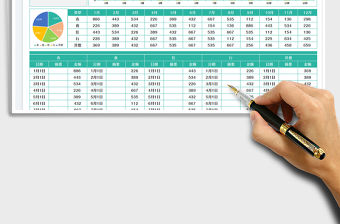 費用支出記賬分析表免費下載