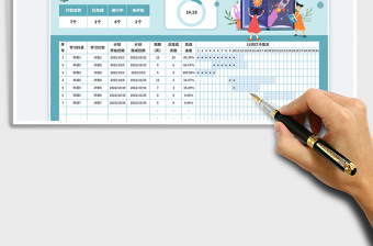 周期性达标学习计划表免费下载