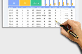 2023招聘面試統計表免費下載