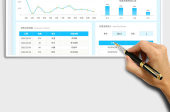 2023個人消費支出明細表免費下載