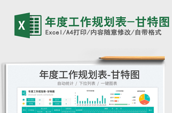 年度工作規(guī)劃表-甘特圖免費(fèi)下載